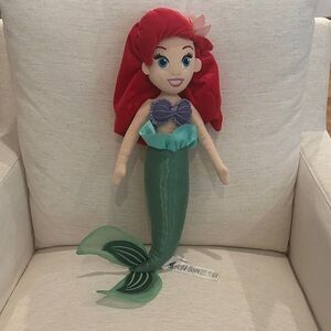 Disney Aerial Plush Mermaid Doll (Like New)